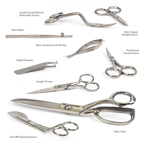Elna 9 Pieces Scissor set – Includes storage case